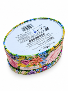 Boîte en étain ovale de qualité alimentaire, vide, avec couvercle, personnalisable avec logo imprimé, pour emballage de biscuits, bonbons et chocolats - Product Image 3