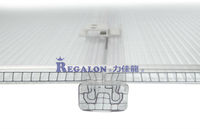 Feuille de polycarbonate en forme de u pour serre