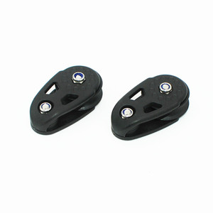 Poulie rotative en nylon noir ISURE, poulie simple en plastique, accessoires marins pour bateau, yacht, <span class=keywords><strong>kayak</strong></span>, Pilates - Product Image 6