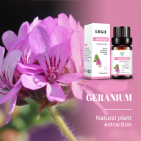 Huile Essentielle de Géranium Rose de Madagascar - 100% Pure, Extrait Naturel de Plante, Qualité Thérapeutique |   Marque privée 10mL