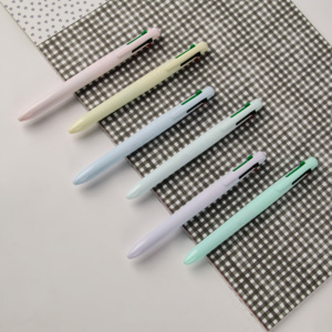 Tùy Chỉnh Phổ Biến Nhiều Màu Sắc 4 Trong 1 Nhựa Biểu Tượng Tùy Chỉnh Sinh Viên Bút Bi Với Bốn Màu <span class=keywords><strong>Ink</strong></span>-Biểu Tượng Tùy Chỉnh In - Product Image 2