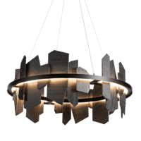 Luminaire suspendu Cano Lighting, style industriel américain vintage, noir, anneau décoratif, lustres pour salon, luminaire en pierre noire