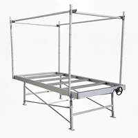 Table de culture hydroponique de haute qualité, banc roulant Wachsen, plateaux modulaires