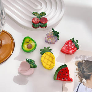 ที่หนีบผมทรงอะซิเตทสำหรับเด็กขนาด2-<span class=keywords><strong>3</strong></span>ซม. ที่หนีบผมทรงผลไม้น่ารักขนาดเล็ก2-<span class=keywords><strong>3</strong></span>ซม. - Product Image 4