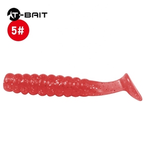 10 cái/<span class=keywords><strong>t</strong></span>úi Ngoài Trời 4Cm 5.5Cm <span class=keywords><strong>T</strong></span> Đuôi Nhựa Fishy Bionic Lure Câu Cá Mồi Mềm Thuế Giàn Khoan Với Cá Chép Jig Móc - Product Image 5