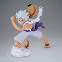 Figura Coleccionable de PVC de Monkey D. Luffy de Banpresto, Escala 1/12, Adorno de Mesa, Regalo para Coleccionistas de Anime
