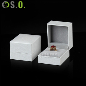 Caja de Joyería de Alta Gama con Logotipo Personalizado, Caja de Anillos de Papel Imitación Cuero, Bolsas para Joyería de Boda, Pendientes, Pulseras, Collares - Product Image 4