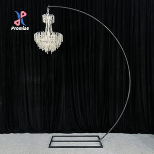 High Quality Easy to Install Adjustable Overhead Decoration Curtain Pipe and Drape <b>Backdrop</b> <b>Stand</b> for Event Decor - Product Image 1