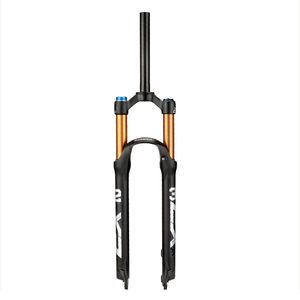 Horquilla Delantera para Bicicleta de Montaña Krsec, con Bloqueo Rápido, Amortiguación de Aire, Control de Línea Cónica Recta, Corona de Aluminio, Piezas de Ciclismo - Product Image 5