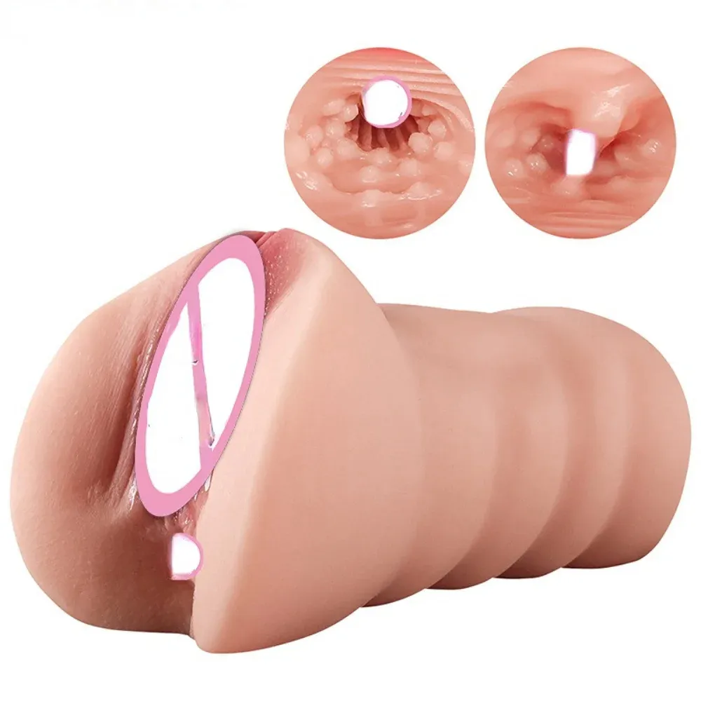 DH Brinquedos Sexuais para Homens Vagina Masculino Masturbadores Copo Buceta Real Vagina Real Sextoys Silicone Produto Adulto 3D Masturbador Realista