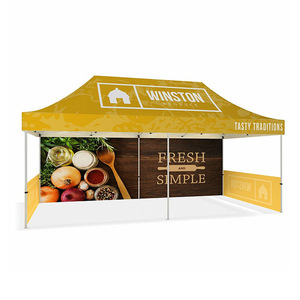 Tenda pieghevole in lega di alluminio esagonale da 3*<span class=keywords><strong>6</strong></span> <span class=keywords><strong>metri</strong></span> avvolgitore pubblicitario esterno resistente per esposizione commerciale tenda fiera - Product Image 4