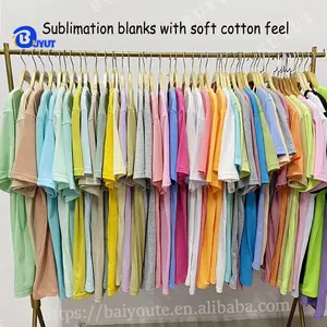 Factory Customize Contrast Color Blank T Shirts Color Splice Sublimation Mixed Colors Tees Accept Your Own Idea Colors