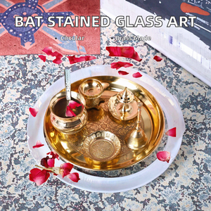 Décoration murale ronde en laiton en forme de chauve-souris de Noël Art Déco Attrape-soleil pour la maison Salon Chambre à coucher Décoration murale en laiton en forme de chauve-souris de Noël - Product Image 2