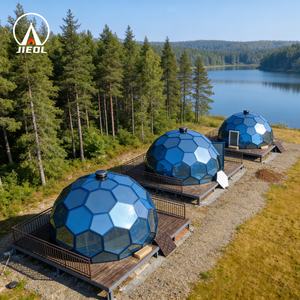 Dôme géodésique en verre sur mesure, personnalisation SEA pour les festivals en plein air et les événements de camping - Product Image 2