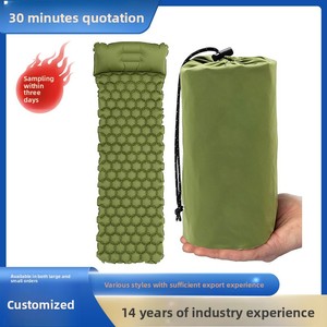 Cao cấp duy nhất người siêu nhẹ Inflatable nệm không khí ngủ pad cho cắm trại ngoài trời Đi Bộ Đường Dài Có thể gập lại Vật liệu PVC - Product Image 3