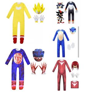 Nuevo <span class=keywords><strong>Disfraz</strong></span> Infantil de <span class=keywords><strong>Sonic</strong></span> COS Speedy Hedgehog, Material Sintético, Mono, Personaje de Dibujos Animados, Huayi ODM - Product Image 4
