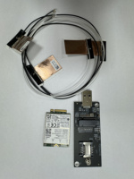 T77W968 DW5821e DW5821e-eSIM LTE Cat16 GNSS 5G Modul Kartu WWAN Qual Comm Snapdragon X20 USB 3.0 Set dengan 4 Antena