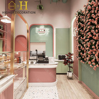 Boulangerie Boutique Boulangerie Kiosque Vitrine En Verre Magasin De Détail Présentoir À Chocolat Design D'intérieur Boulangerie Présentoir Refroidisseur