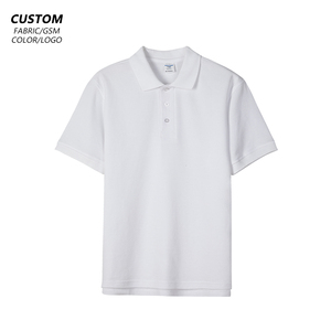 广州夏装男士230GSM抗皱定制批发背心高尔夫t恤 - Product Image 1