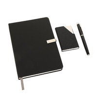 Ensemble cadeau de carnet de notes d'entreprise avec logo personnalisé, kit de papeterie pour anniversaire d'entreprise, avec boîte cadeau de présentation pour événements et expositions