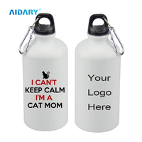 AIDARY 600ml Blanc Sublimation Bouteilles d'eau Eau potable directe et bouillante Applicable
