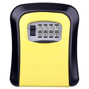 Best Price Portable <b>Key</b> <b>Lock</b> Box 4 Digit Combination for House Wall Indoor Outdoor Storage Mounted <b>Safe</b> <b>Key</b> <b>Lock</b> Box - Product Image 5