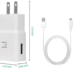 Pour <span class=keywords><strong>Samsung</strong></span> S7/S7 Edge/S6/S6 Plus/A6/J7/<span class=keywords><strong>J3</strong></span>/Note 5 4 <span class=keywords><strong>chargeur</strong></span> mural adaptateur USB 15W charge rapide câble TYPE-C 7W puissance de sortie - Product Image 6