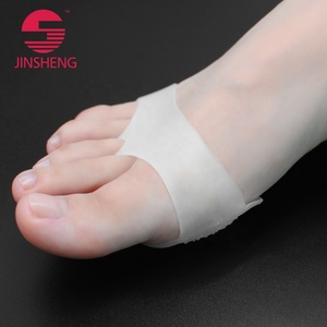 Foot Care <b>Insole</b> Reusable and Shoe Comfort Pads Metatarsal Cushion Five Toes Forefoot Pads for Women Foot Supporter - Product Image 2