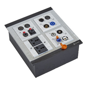 Panneau de brassage mural Jinsanhu en aluminium 86x86x10mm à 4 ports pour réseaux - Product Image 4