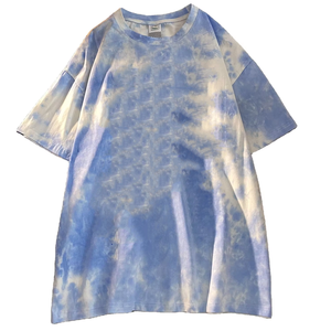 เสื้อยืดสตรีทแวร์เสื้อ Y2k เสื้อมัดย้อมพิมพ์ลายตัวอักษรแขนสั้นวินเทจฤดูร้อน - Product Image 1