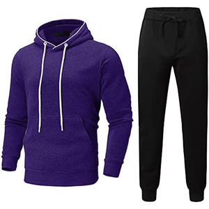 Ensemble de survêtement personnalisé pour hommes et femmes, vêtements de sport, entraînement physique, jogging, streetwear décontracté, fabricant OEM ODM, marque privée - Product Image 2