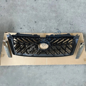 Grille noire brillante TRD, compatible avec Toyota Prado 2014-2017. - Product Image 3