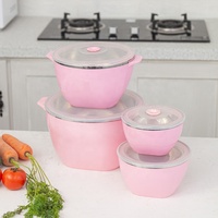 Caja de almacenamiento de alimentos, contenedores plegables reutilizables para microondas, fiambrera de acero inoxidable