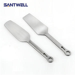 Truelle à briques en acier inoxydable épaissi |   Outil de maçonnerie monobloc pour la pose de briques et de carreaux - Product Image 2