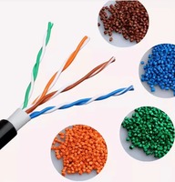 Câble Réseau LAN Cat6 Cat5e 4 Paires 8 Fils Cuivre Massif UTP 23AWG 24AWG 1000Mbps Gigabit pour Câblage Commercial