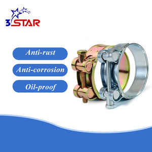 Klem Selang T-bolt Kustom Pabrik Besi Berlapis Seng Klem Tabung Dapat Disesuaikan Tugas Berat - Product Image 3