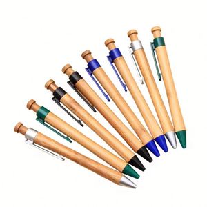 Bolígrafo de Bambú Promocional en Oferta 2024, Bolígrafo de Madera Ecológico Original, Bolígrafo de Madera Personalizado con Clips y Logotipo - Product Image 4