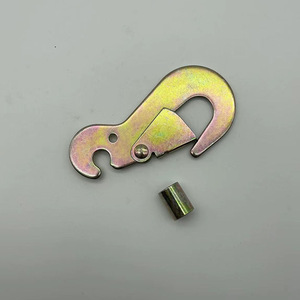 Tianchen E Shaped Swivel Hook 5000kgs 11000lbs Galvanized Carbon Steel Heavy Industry Bundling Hoisting Hook - Product Image 4