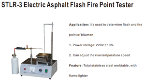 เครื่องทดสอบ STLR-3จุดไฟยางมะตอยไฟฟ้าแบบมาตรฐานอุตสาหกรรม - Product Image 3