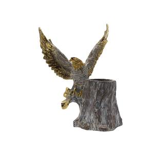Nuevo Soporte para Bolígrafos con Diseño de Águila Nórdica, Decoración Creativa para el Hogar y la Oficina, Adorno de Resina para Vinoteca, Escultura de Arte Folclórico - Product Image 5