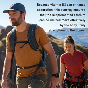 Gummies de citrate de calcium OEM ODM 1200MG sans sucre avec Vitamine D3 K2 Magnésium Zinc pour la santé immunitaire, osseuse, dentaire, cérébrale et le soutien corporel - Product Image 5