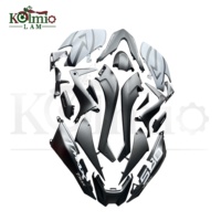 KOLMIO-LAM Kit de carénage complet en plastique pour moto Yamaha Tmax530 17-18 DX/SX Accessoires Carrosserie complète Noir