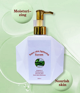 Sérum Visage Aloé Vera Vitamine C Hydratant <span class=keywords><strong>Anti</strong></span>-Taches 300ml Vente en Gros Usine Bio Soin Peau Usage Professionnel - Product Image 4