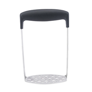 Presse à purée ergonomique en métal écologique avec poignée en silicone pour patates douces et légumes racines - Product Image 5