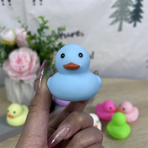 Custom Printed Logo Classic <b>Gifts</b> Bulk Multi Different Colors Bathtub Floating Mini Soft Rubber Duck for Baby - Product Image 4
