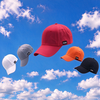 Casquette de baseball en coton multicolore à 6 panneaux, visière incurvée, taille unique, polyvalente, pour usage quotidien, logo personnalisé, respirante, fabrication usine