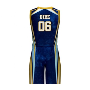 Uniforme de Baloncesto de la Euroliga Sublimado Personalizado, Diseño de Color Verde - Product Image 6