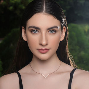 Collier élégant pour femme plaqué or rose avec symbole de l'éternité et diamants - Cadeau de luxe pour fiançailles ou anniversaire - Product Image 5