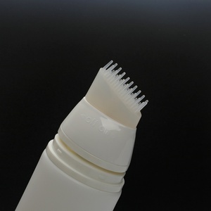 Tubes souples en plastique de 50 ml avec applicateur en silicone, tubes cosmétiques plats vides pour crème solaire, lotion, crème pour le visage et les mains - Product Image 4