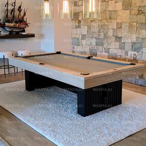 Nouvelle <span class=keywords><strong>table</strong></span> de billard professionnelle en bois de chêne au design populaire, chef-d'œuvre haut de gamme, <span class=keywords><strong>table</strong></span> de billard de luxe et personnalisée avec plateau de ping-<span class=keywords><strong>pong</strong></span> - Product Image 4
